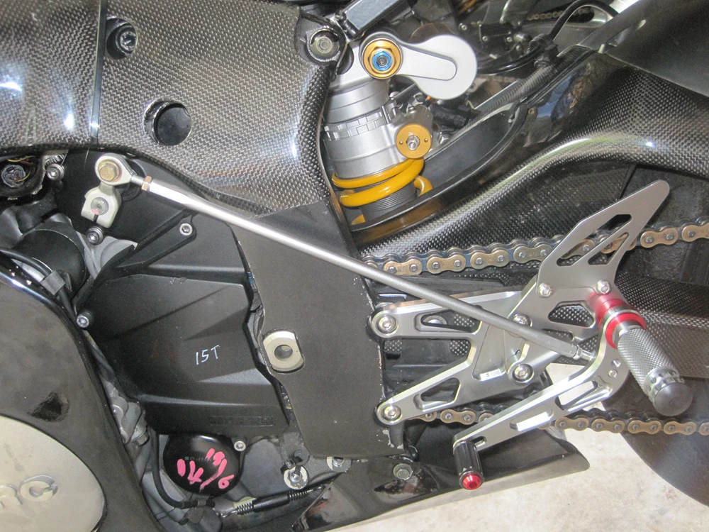 KEMiMOTO YZF R6 регулируемые Задние подножки для Yamaha YZF-R6 2003-2005, YZF R6S 2006-2009 мотоциклетные подножки cnc набор