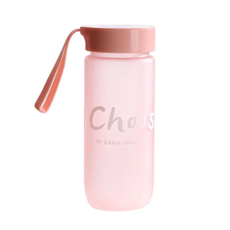 

550ML Outdoor Movement Portable Plastic Water Cup High Quality Matte Student Water Cup