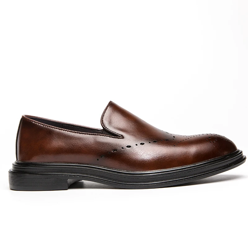 Мужские классические туфли лоферы брендовые деловые мужские строгие для свадьбы