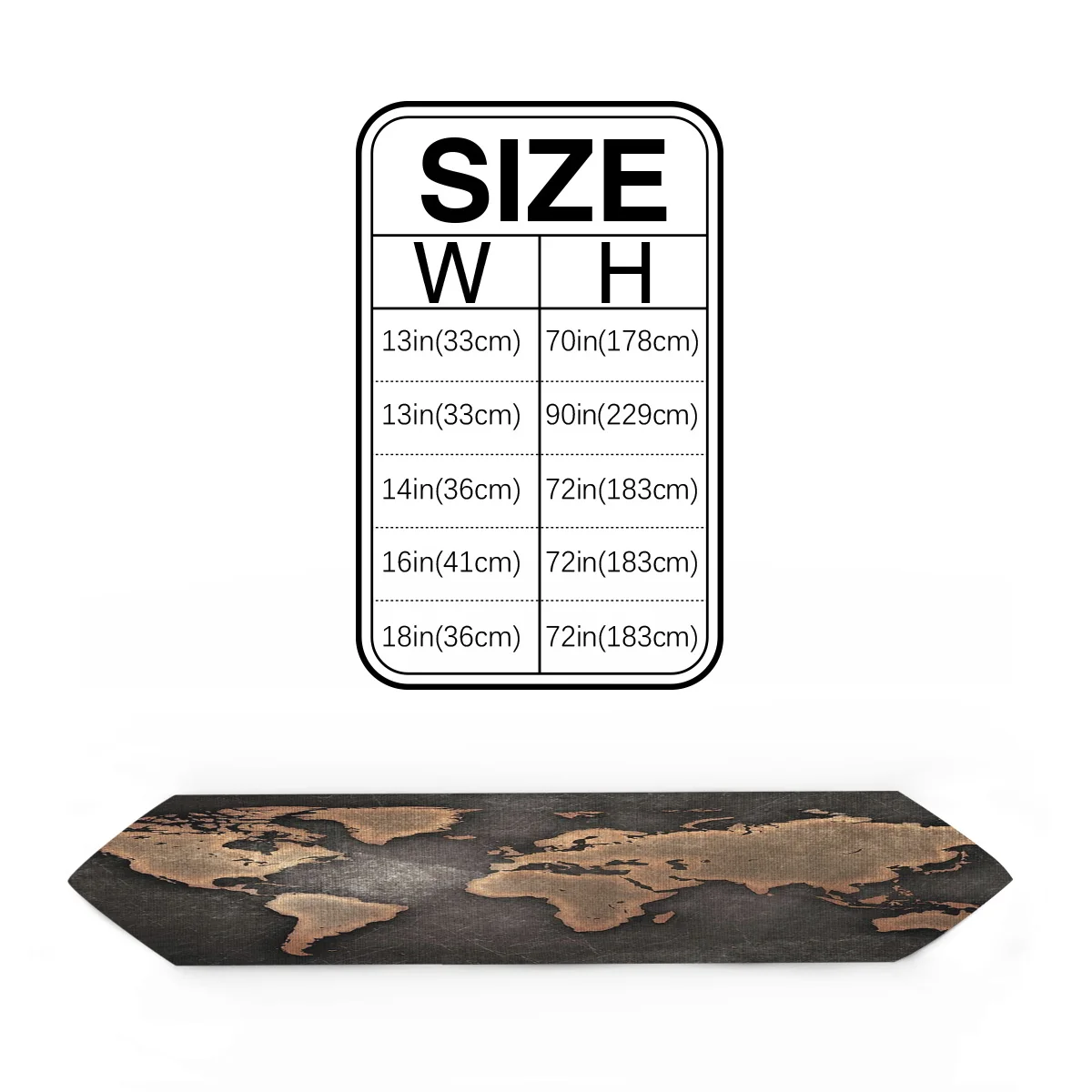 Ретро Карта мира настольная дорожка s скатерти для праздников винтажная