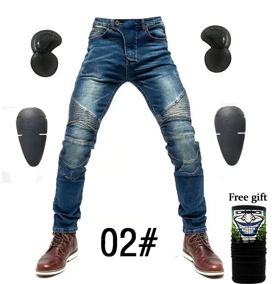H-EV-02 Jeans and A Корейская Новинка, EV-02, распродажа, тонкие джинсы для мотоцикла, стандартная версия, брюки для езды на автомобиле, мотоциклетные,, защитное снаряжение - Цвет: H-EV-02 Jeans and A