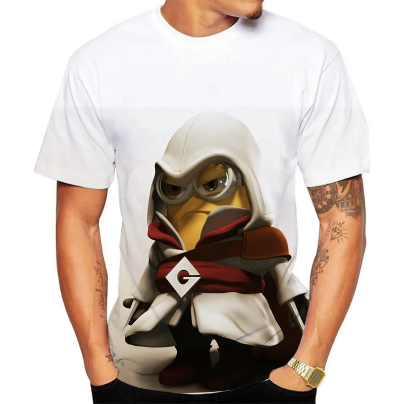 

2021 new casual 3D printing cartoon T-shirt casual fashion