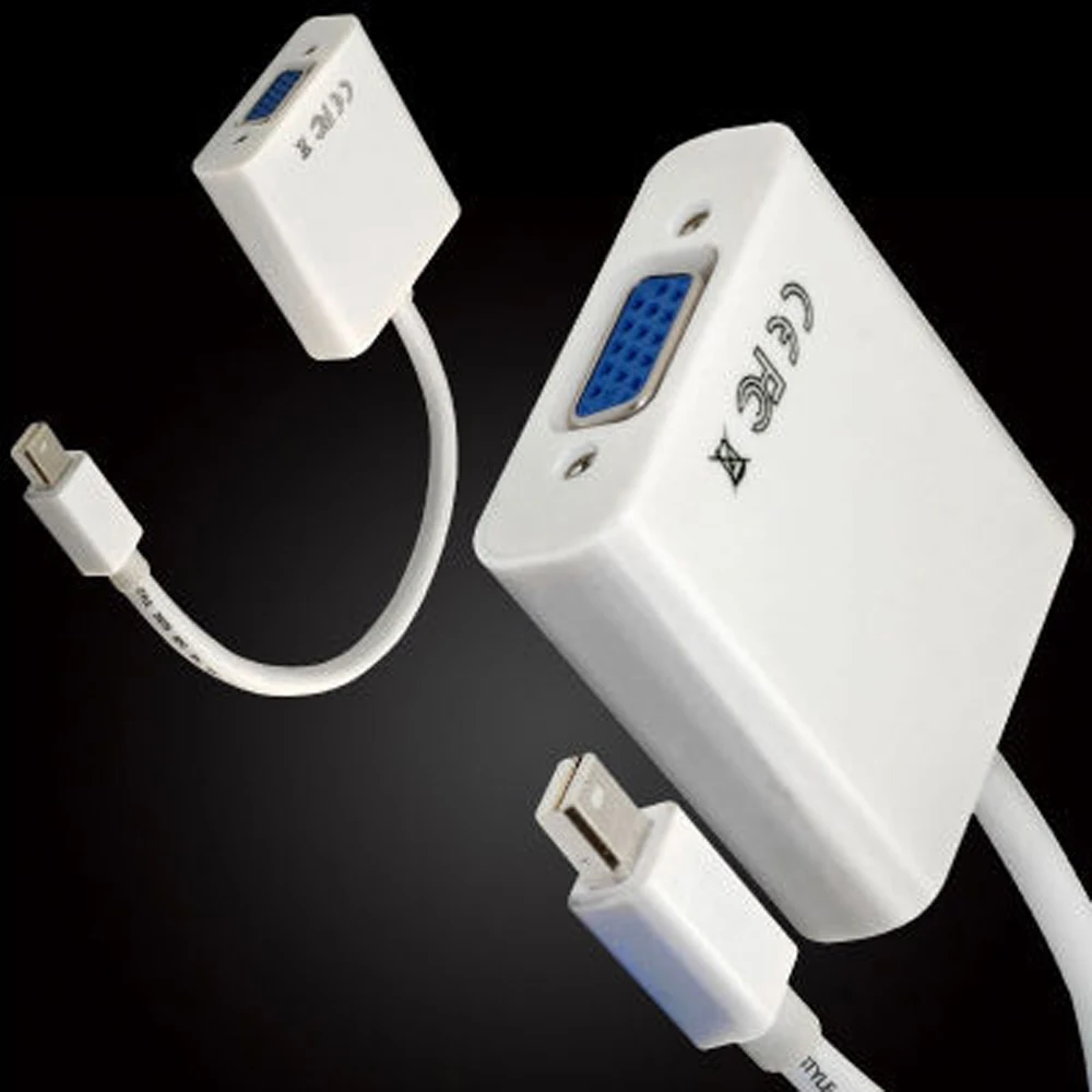 Mini Display Port MDP Male к VGA Кабельный адаптер конвертер для Mac PC
