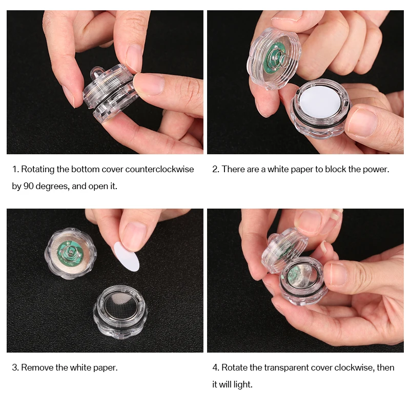 12 шт./компл. Водонепроницаемый светодиодный Чай фонари свечи Беспламенной