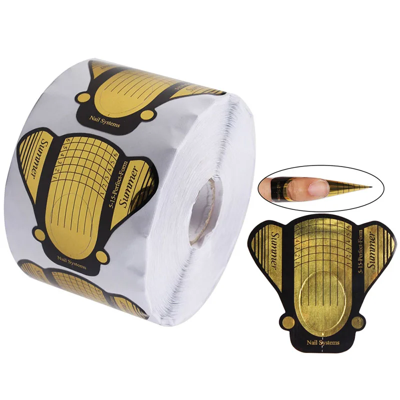 Форма для французского маникюра Типсы профессионального наращивания ногтей |