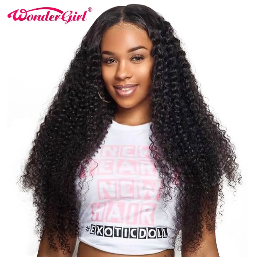 Кудрявый вьющиеся Синтетические волосы на кружеве al человеческие парики