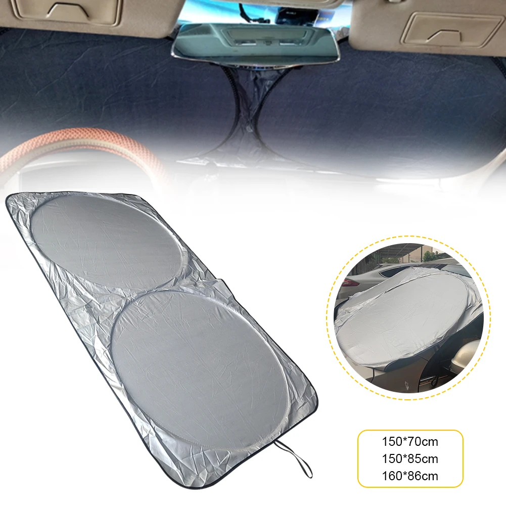 

Universal Car Windshield Sun Shade Large Size UV Protection Foldable Universal Sun Shade Visor For Car Front Windshiled CSV