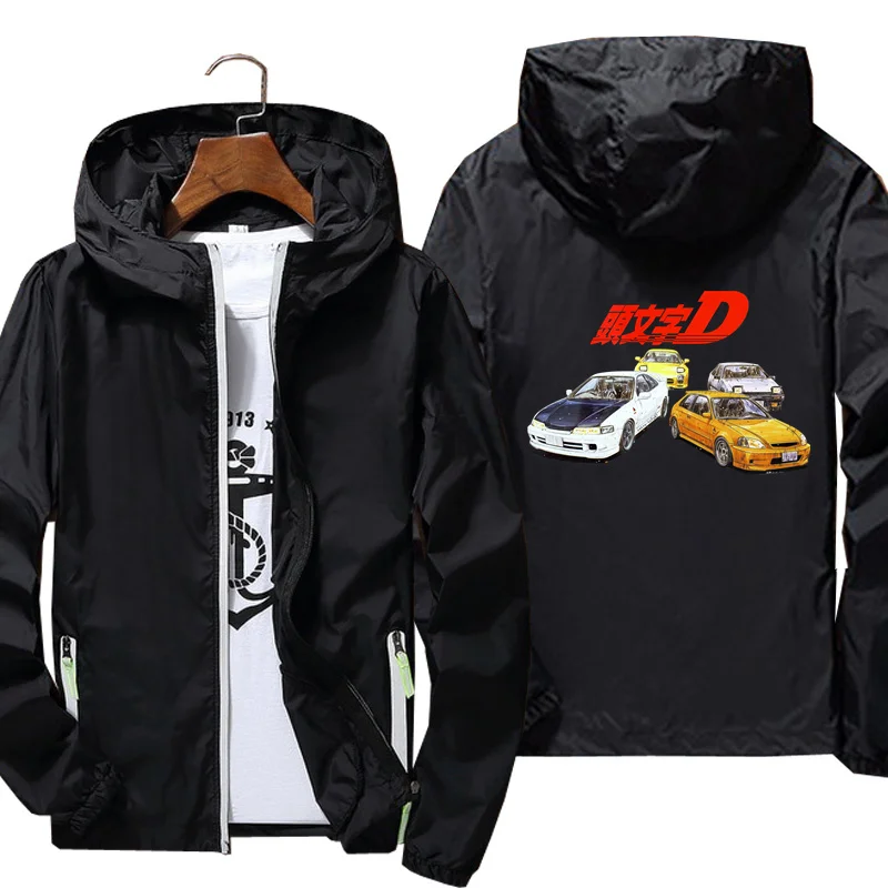 

intial d 1 genshin impact Windbreaker jacket Reflective Skin Sun Spring Autumn brand jacket