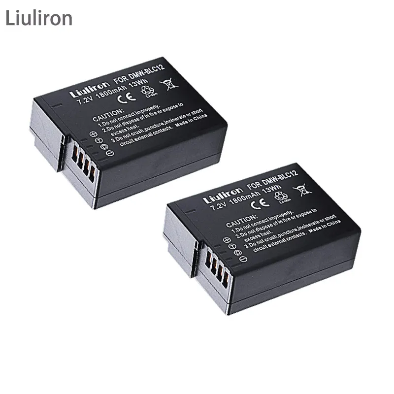 Батарея DMW-BLC12 BLC12E BLC12PP DMW BLC12 батареи+ двойное зарядное устройство для Panasonic Lumix FZ1000, FZ200, FZ300, G5, G6, G7, GH2, DMC-GX8