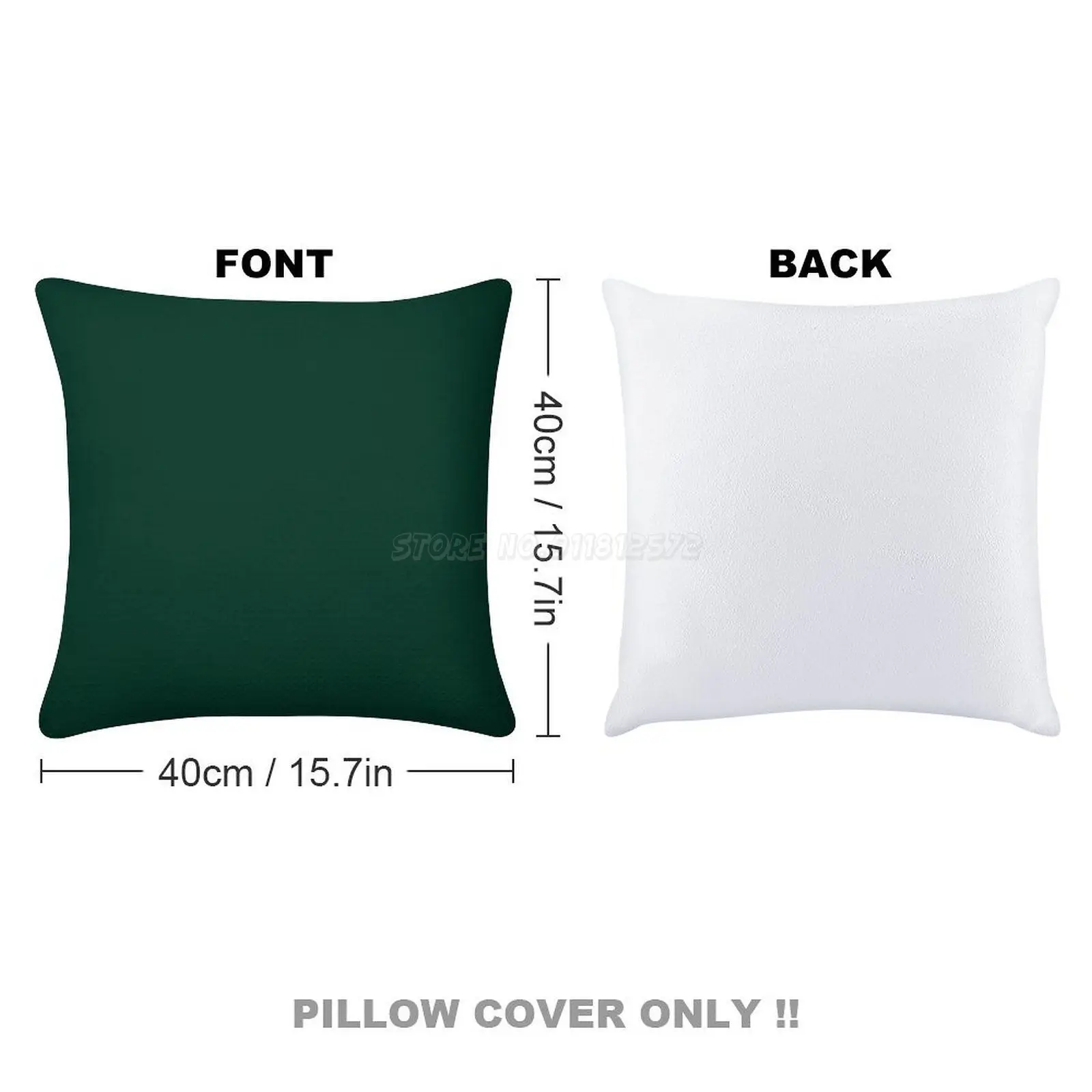 Ультра-глубокая изумрудная зеленая Наволочка на месте с блестками Декор для дома