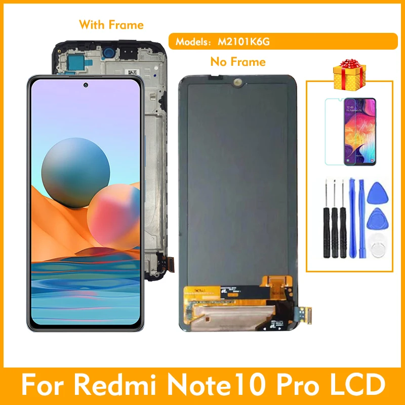 ЖК дисплей 2021 дюйма с сенсорным экраном и дигитайзером в сборе экран для Xiaomi Redmi