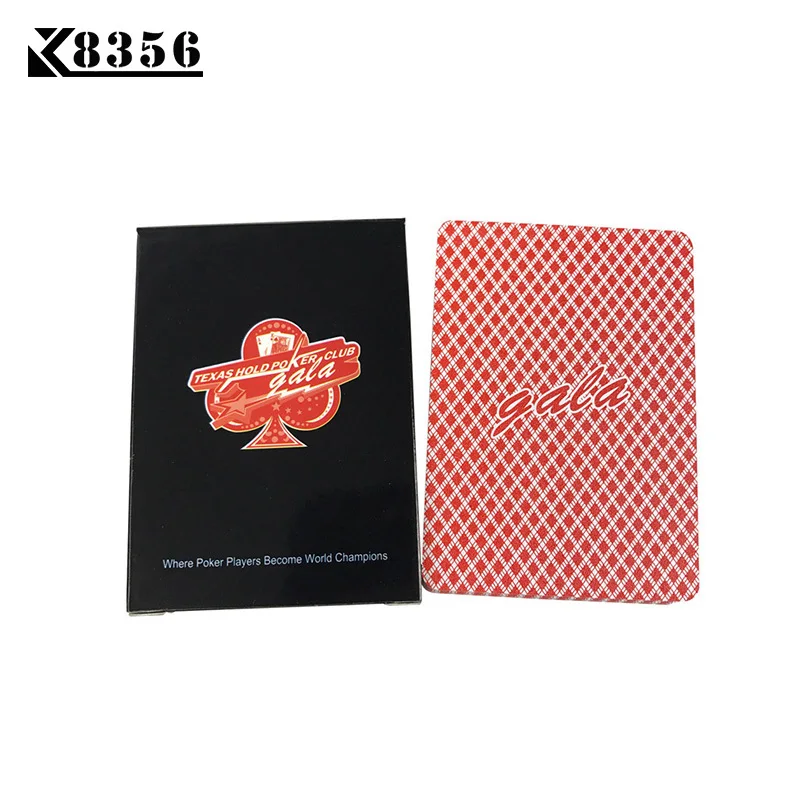 K8356 GALA 2 компл./лот баккара пластиковая Водонепроницаемая матовая игра игральные