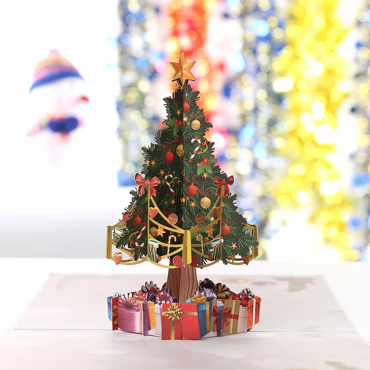 3D всплывающие карты день рождения День Святого Валентина Счастливое Рождество