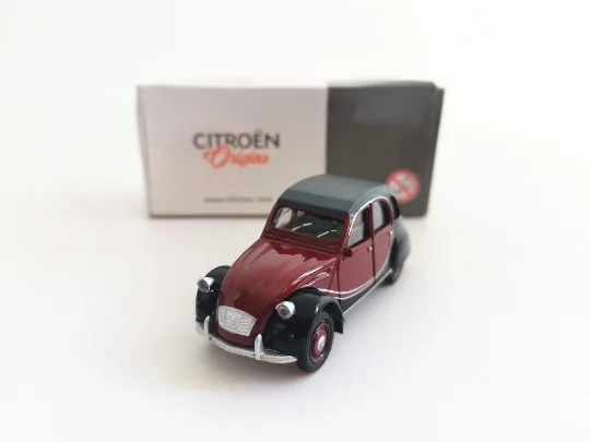 Nor ev 1:64 Citroen 2CV красный и черный сплав металл литые под давлением Автомобили Модель