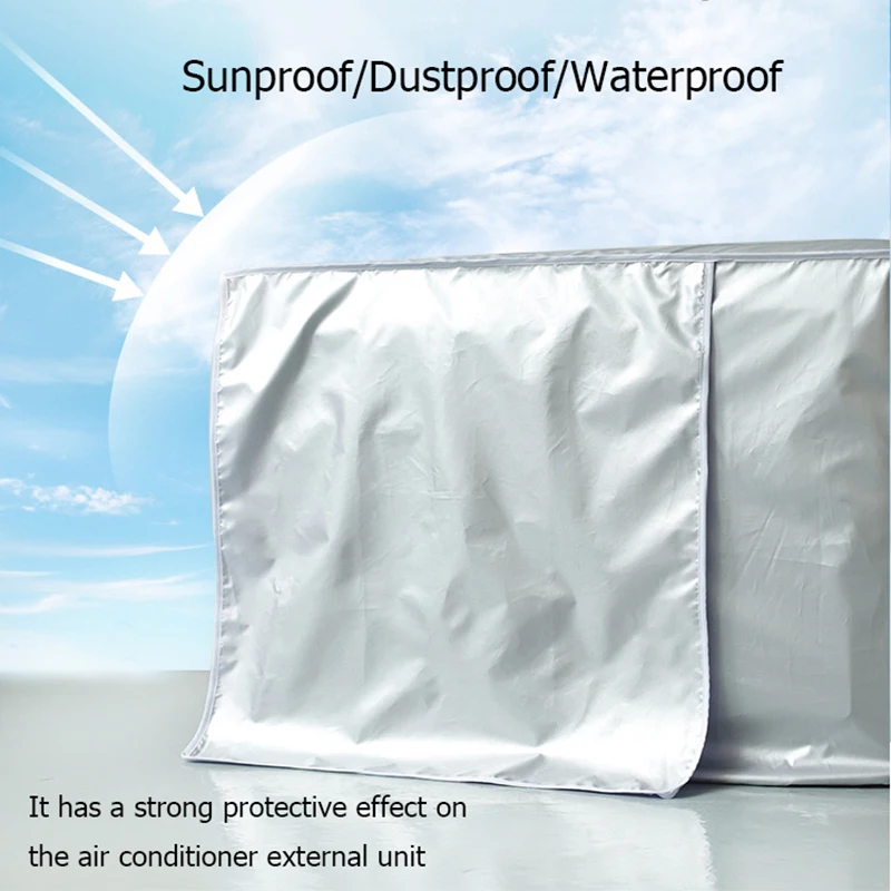 

Outdoor Air Conditioning Cover Air Conditioner Waterproof dust Cover Washing Anti-Dust Anti-Snow Cleaning Bag Rainproof 3 Sizes