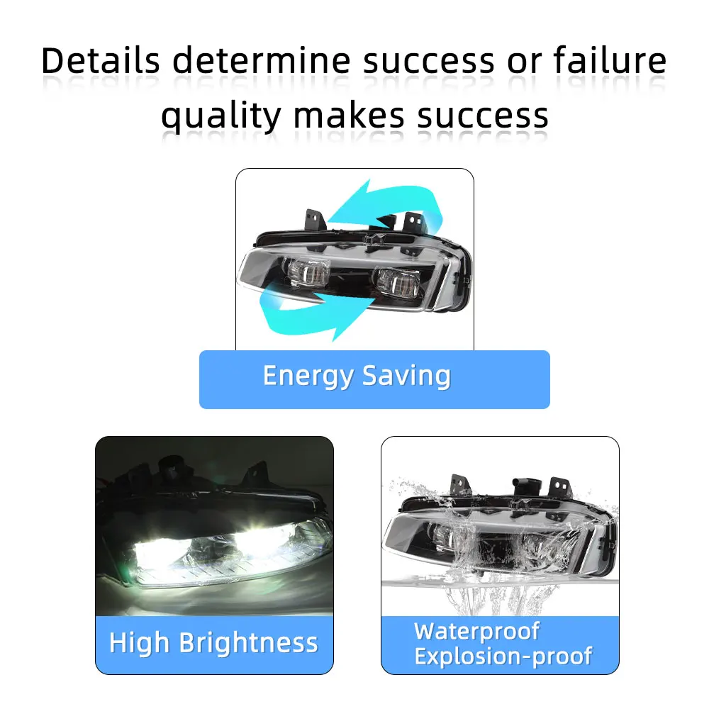 Противотуманные фары светодиодные ДХО для Land Rover Range Evoque 2011-2015