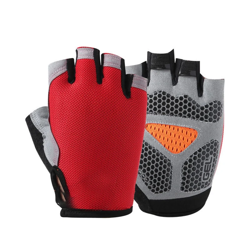 

Half Finger Gloves Non Slip Breathable Comfortable Sweat Absorption Fashionable Summer Outdoor Cycling Sports Gloves YS-BUY