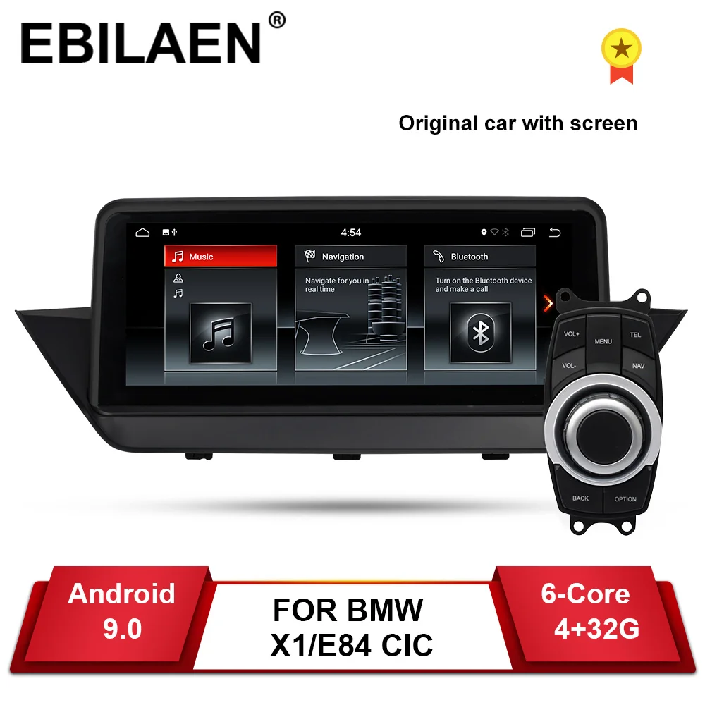EBILAEN Android 9 0 автомобильный DVD GPS Raido плеер для BMW X1 E84 2009 2015 CIC Мультимедиа Навигация