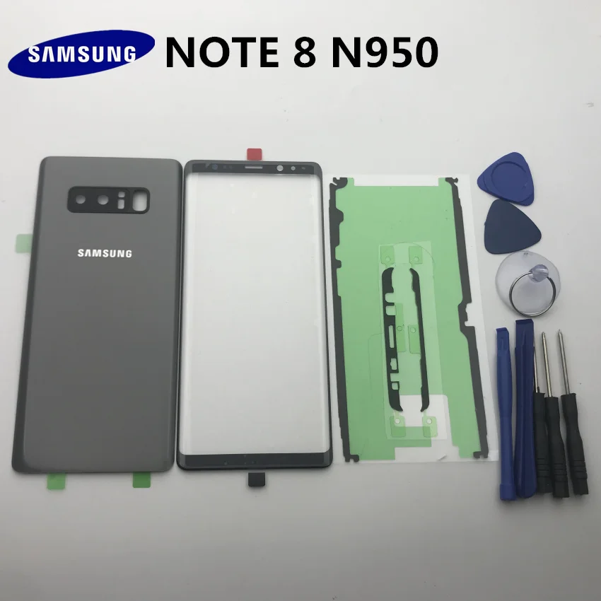 NOTE8 новый оригинальный чехол для Samsung Galaxy NOTE 8 N950 N950F Задняя стеклянная крышка