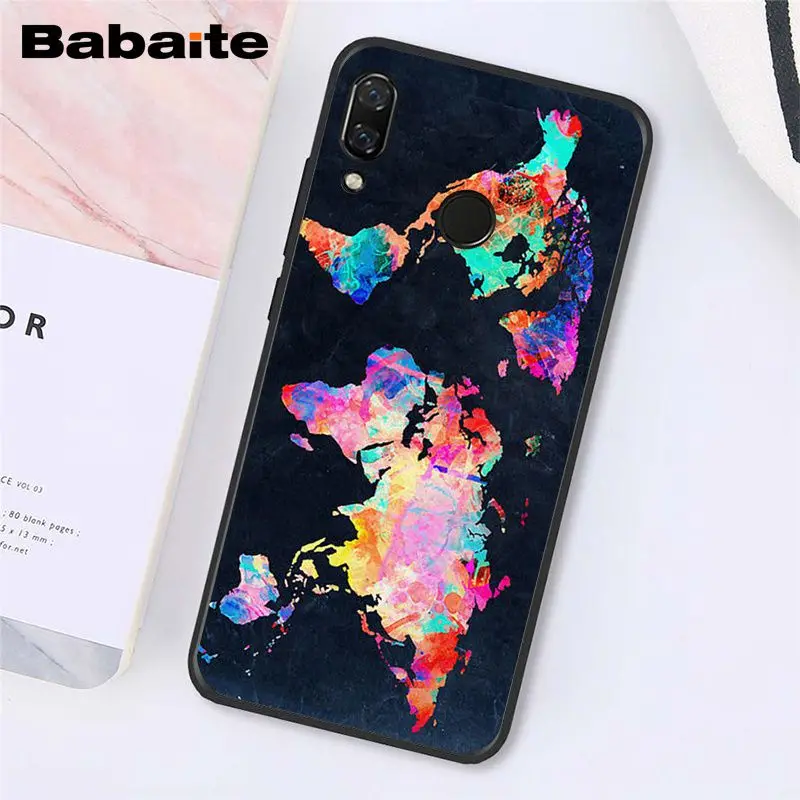 Babaite карта мира путешествия просто пойти чехол для телефона для Xiaomi Redmi8 4X 6A S2 Go Redmi 5 5Plus Note4 5 7 Note8Pro