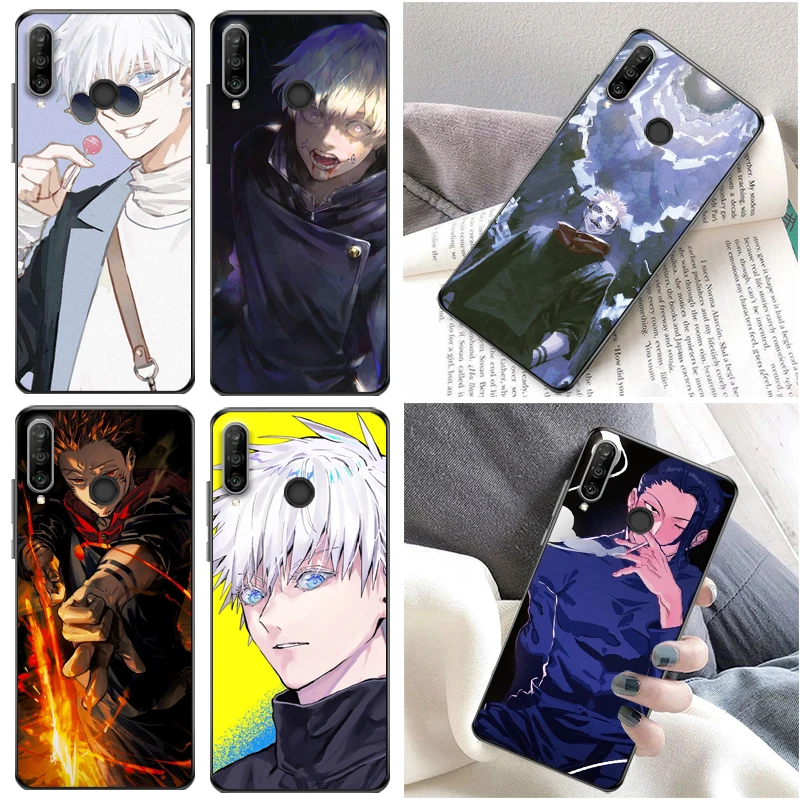 

Jujutsu Kaisen Yuji Itadori Fushiguro Megumi Satoru Gojo Sukuna Phone Case For Huawei P30 Pro Lite Back Cover Coque Carcasa