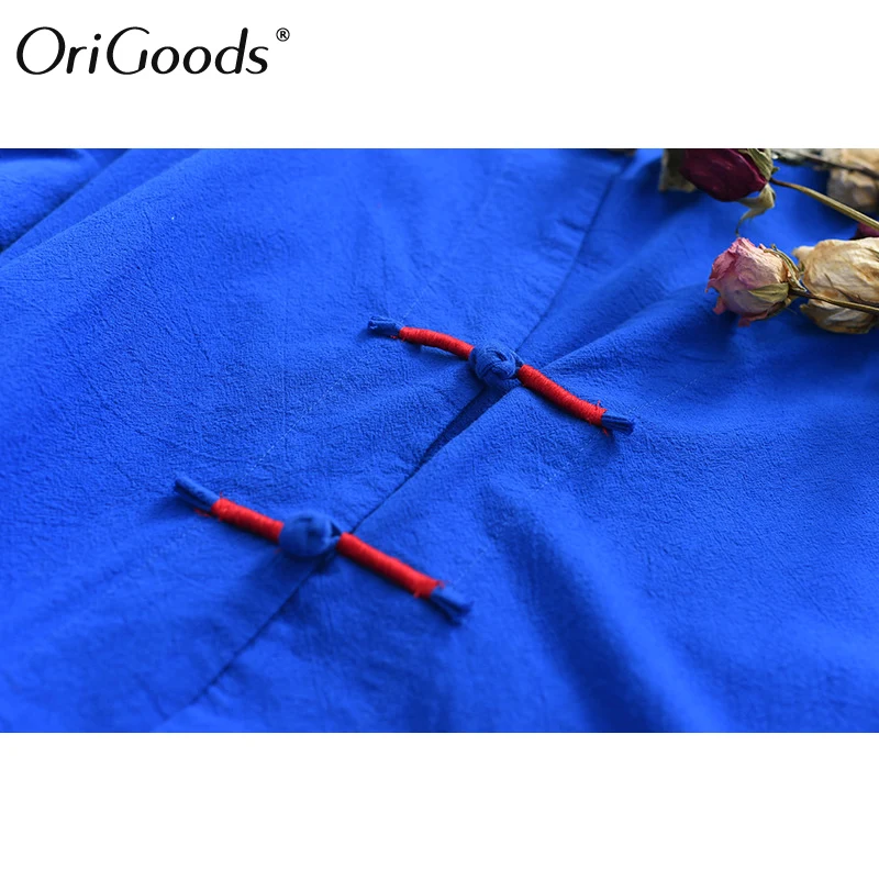 Женское длинное кимоно OriGoods однотонная красная синяя черная длинная рубашка в