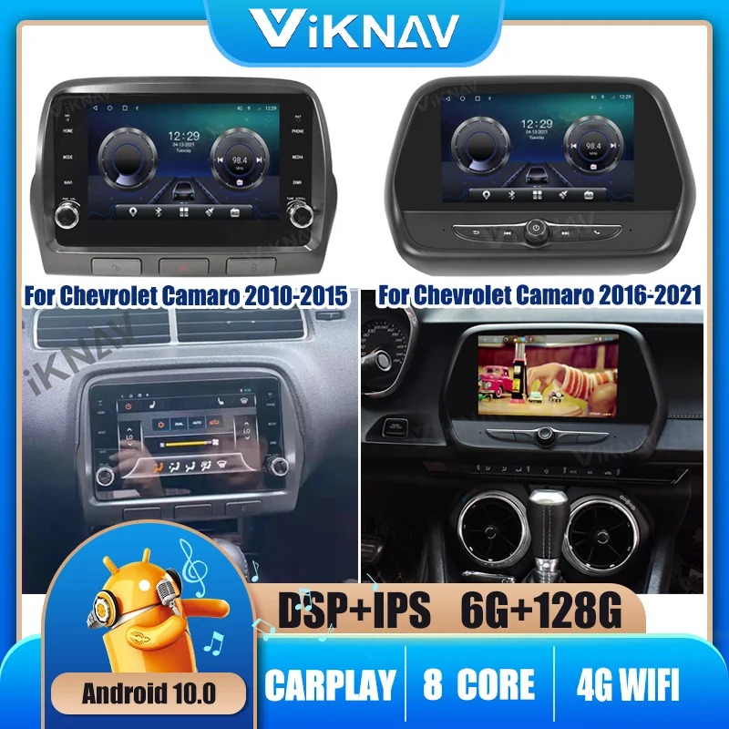 

Car Radio Android 10.0 For Chevrolet Camaro 2010-2021 DVD multimedia player carplay car head unit stereo Receiver