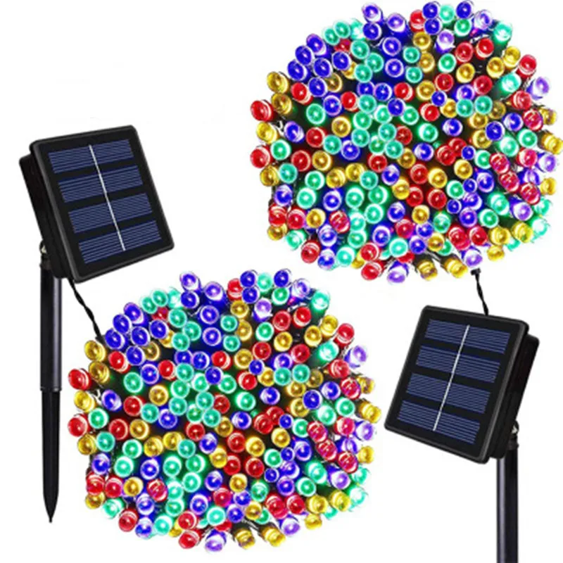 

Solar LED Light 22M 12M Outdoor Small Fairy Lanterns Lawn Garden Layout Hanging Lights Christmas Decorative Garland Waterproof