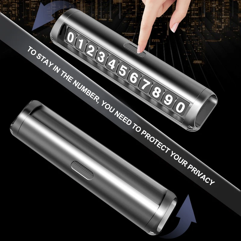 Стайлинг автомобиля табличка для временной парковки скрытый номер телефона