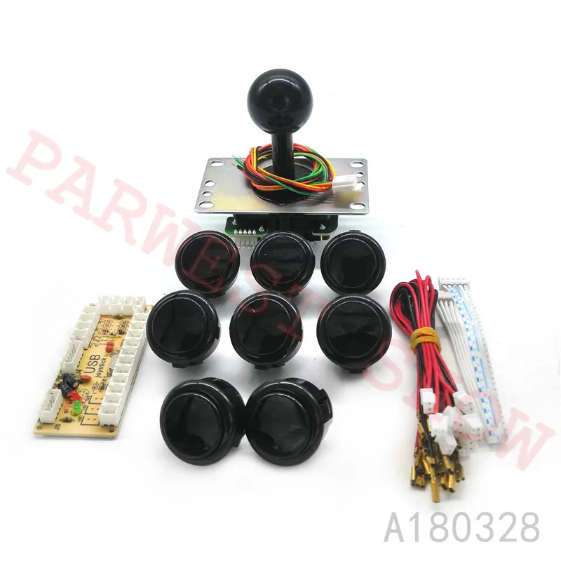 1 шт. японский оригинальный джойстик Sanwa JLF TP 8YT SK 8 кнопок и кодировщик USB с нулевой
