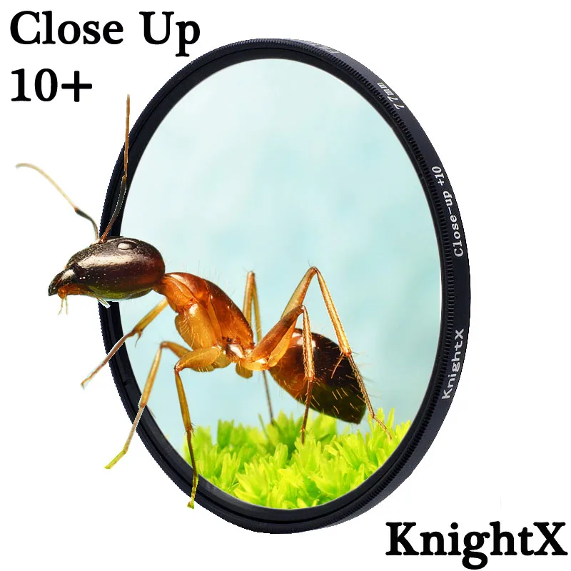 KnightX Macro Close Up Camera Lens Filter 10+ For Canon Eos Sony Nikon 400d D5300 200d 1300d D600 49mm 52mm 55mm 58mm 62mm 67mm |