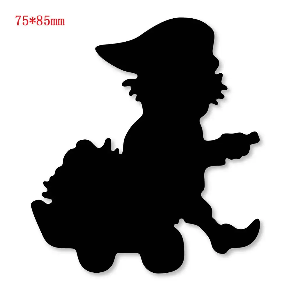 Цветочный фермер металлические режущие штампы трафареты для рождества штамп