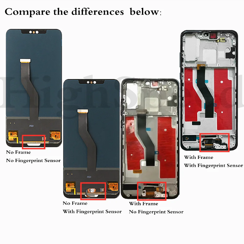 LCD For Huawei P20 Pro Display Touch Screen Digitizer Assembly Replace+Frame Plus CLT-AL01 L29 L09 | Мобильные телефоны и