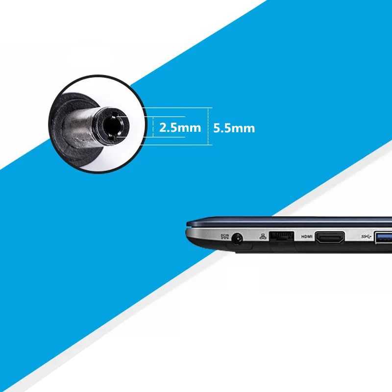Адаптер для ноутбука Asus 19V 6.32A 120W 5,5*2,5mm ADP-120RH B AC зарядное устройство для ноутбука Asus ZX50JX FX50 A550J