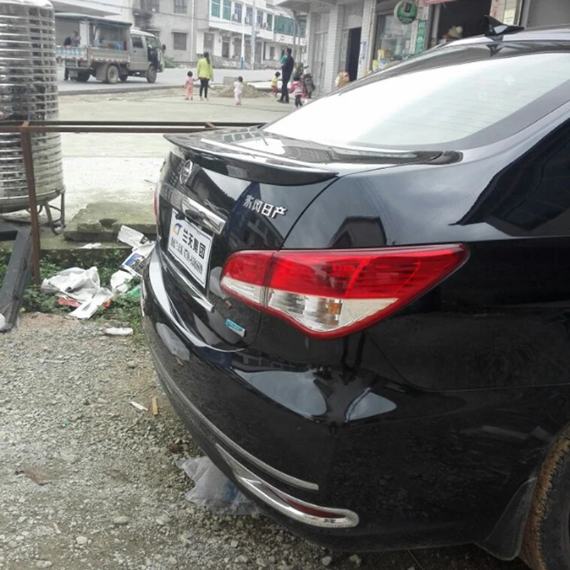 Задний спойлер для Nissan Sylphy Sentra 2007 2011 направляющая багажника праймер высокого