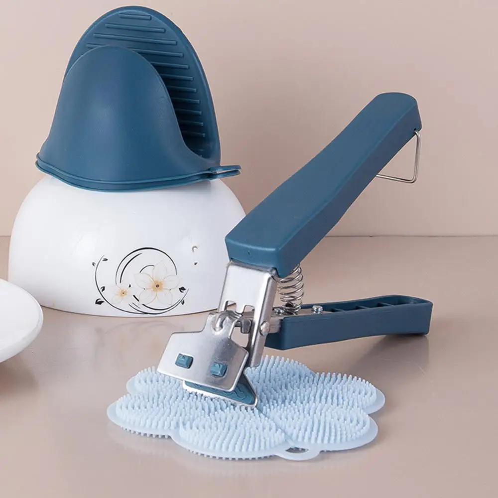 

Зажим для мисок + зажим с лотком + перчатки + коврик, нескользящий, противоскользящий, зажим для мисок, лотка, изоляционный коврик, перчатки, н...