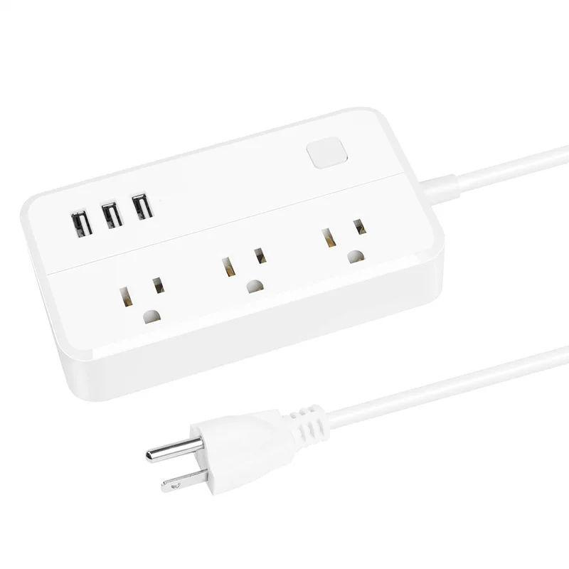 Настольная зарядная станция с 3 USB-портами для быстрой зарядки розетки