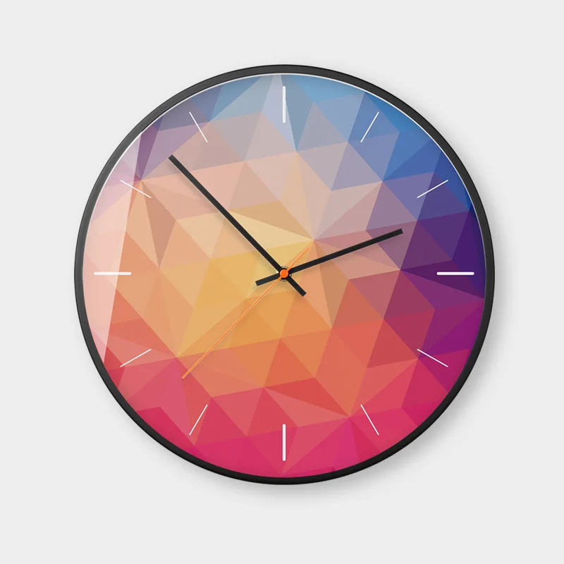 Multicolor Abstract Wall Clock Modern Design Fantastic Art Clocks Simple Living Room Home Decoration Accessories C5T122 | Дом и сад