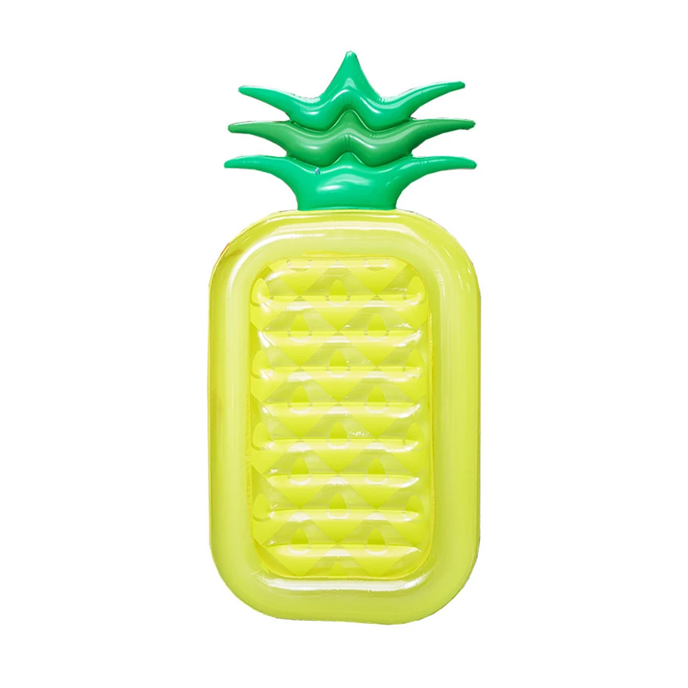 

Inflatable Floating Row Pineapple Shape Outdoor Adults Summer Swimming Pool Toy Water Games Floating Bed for Party Beach