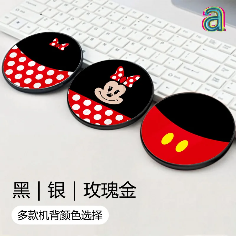 

Disney original charger is suitable for iPhone 11/12/X/XR/XS/Max/8/Samsung/Xiaomi/Huawei 10W wireless charger