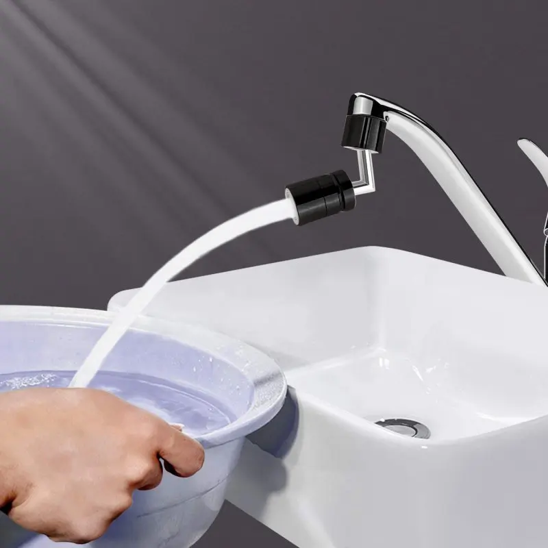 

720Universal Splash Filter Faucet Spray Head Anti Splash Filter Faucet Children Movable Kitchen Tap Water Saving Nozzle Sprayer