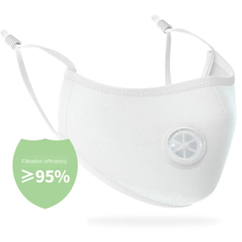 Защитная маска с дыхательным клапаном Пылезащитная моющаяся дезинфицирующая