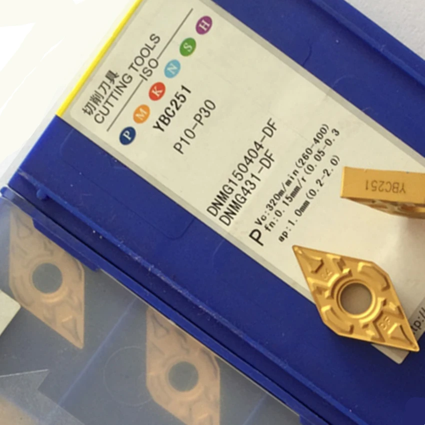 

ZCC.CT DNMG150404-DF YBC251/DNMG150408-DF YBC251/DNMG150404-DF YBC252/DNMG150408-DF YBC252 CNC carbide inserts 10PCS/BOX