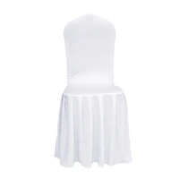 2021new wedding spandex skirting chair covers for events party hotel decoration high quality stretch elastic seat cover