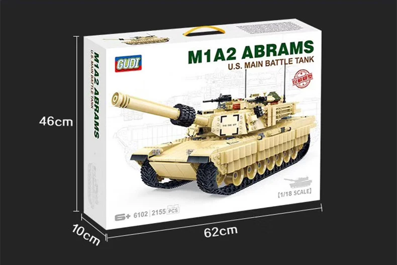 Gudi 1467 шт. Танк битва Военный танк строительные блоки части Кирпичи DIY детские развивающие игрушки для детей