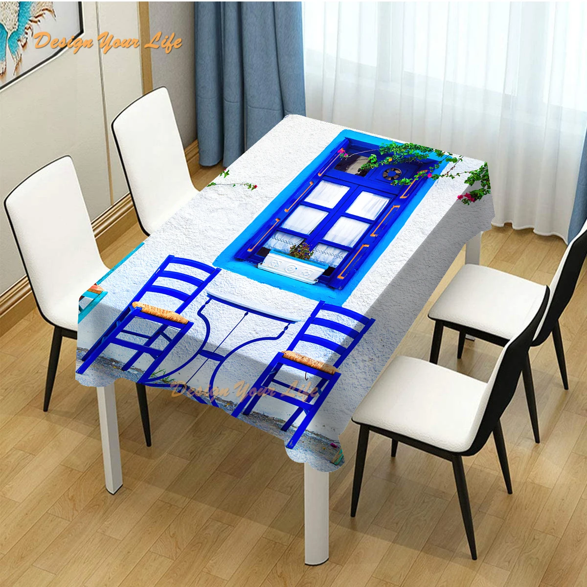 Греция серии маленькие милые уличные таверн кос домашний декор вечерние