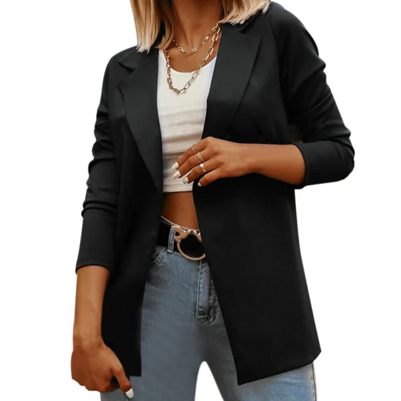 

Autumn Fashion Women Thin Section Long-sleeved Cardigan Business Wear Casual Office Suit Jacket Female Blouse Hot Sell