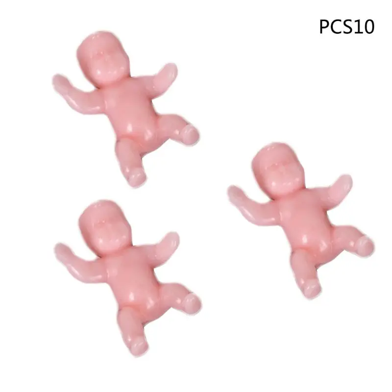 

Cute Baby Shower Mini Doll Plastic Child Full Moon Gifts Boys Girls Party Supplies Kids Small Toy Accessories