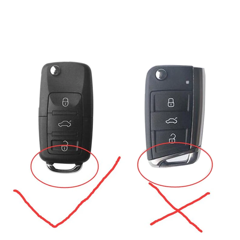 Чехол для автомобильного ключа Volkswagen VW Passat Golf Jetta Bora Polo Sagitar Tiguan защитный чехол