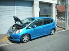 Передняя капота для хэтчбека Honda Fit GE6 2007-2013, газовые стойки, подъемник, амортизатор, углеродное волокно